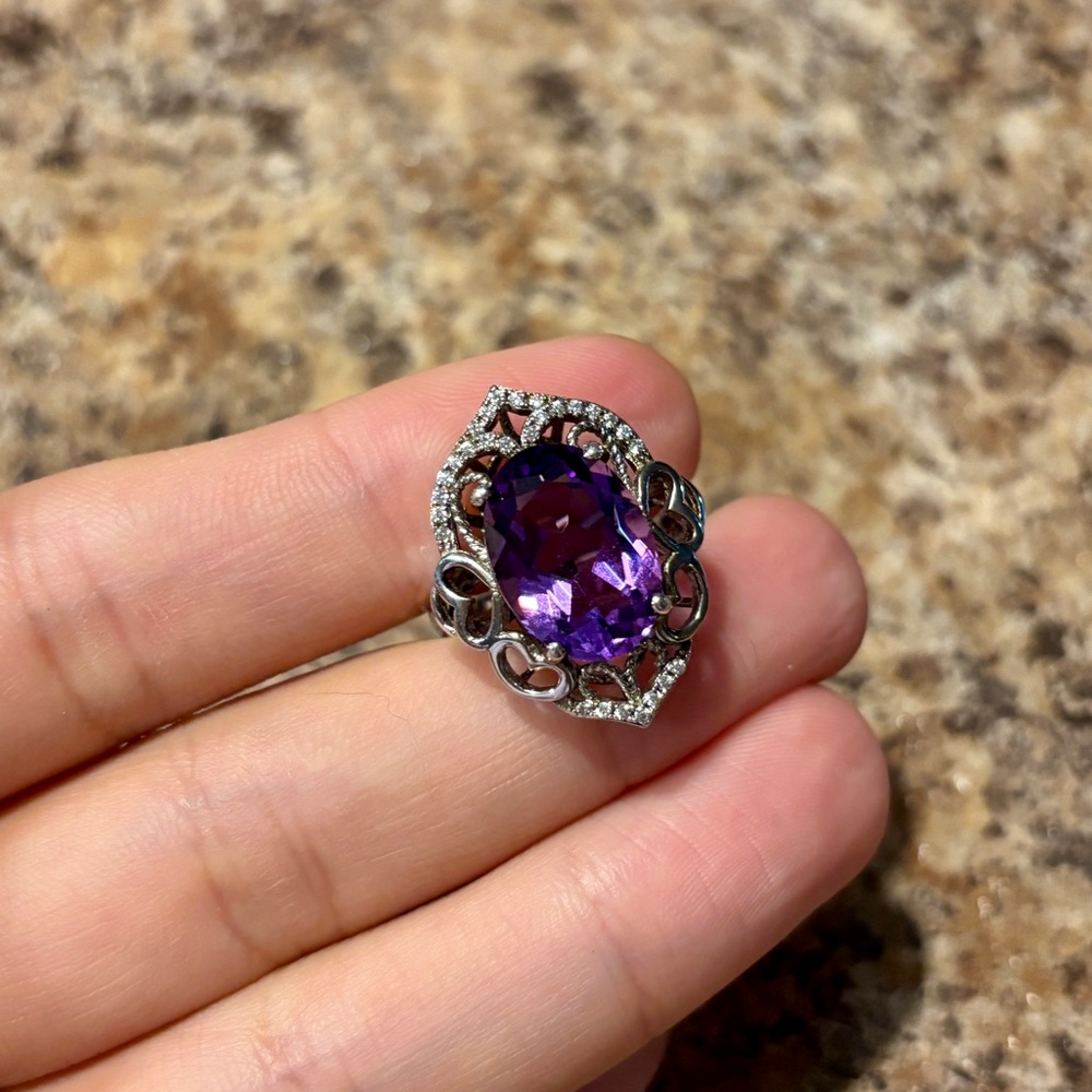 amethyst ring - Picture 4 of 6